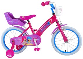E&L cycles - Велосипед с родителски контрол и помощни колела - Shimmer&Shine 16 инча
