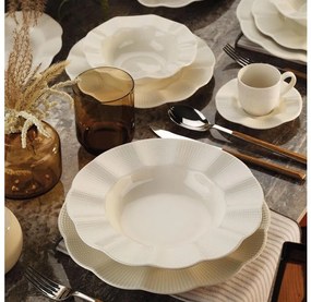 Сервиз за хранене 26 части бял/порцелан