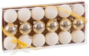 Коледни топки в комплект 18 бр. ø 6 cm – Casa Selección