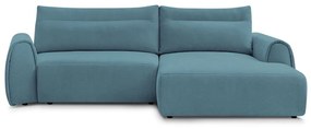 Син ъглов диван Aden – Bobochic Paris