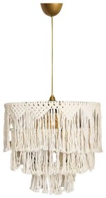 Полилей на кабел RIMINI 1xE27/40W/230V кремав