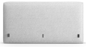 Светлосива тапицирана табла за легло 229x100 cm Olivia – Micadoni