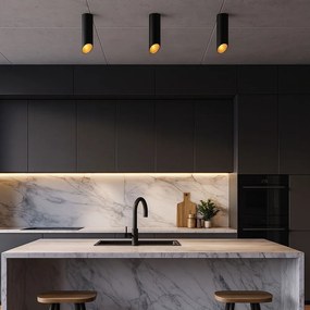 Плафон BLACK GOLD 20 CM APP571-1C