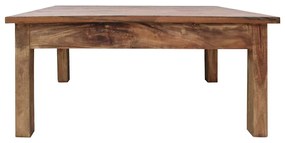 244493 vidaXL Маса за кафе, махагоново дърво масив, 98x73x45 cм