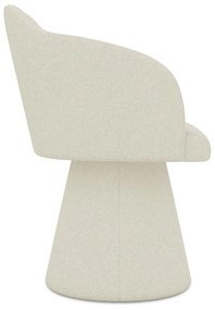 Кремав тапициран трапезен стол Kanoa – Makamii