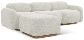 Кремав модулен ъглов диван (променлив) Ailani – Makamii