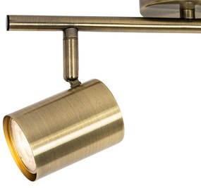 Модерен прожектор бронз наклоняем 2-светлина - Jeana