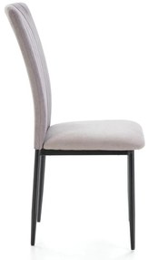 Светлосиви трапезни столове в комплект от 4 бр. Holly – Marckeric