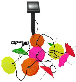 LED Соларна верига 10xLED/1,2V 300 mAh 3,8 m IP44 чадъри
