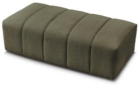 Зелена табуретка от прежда с примки от букле Annecy – Bobochic Paris