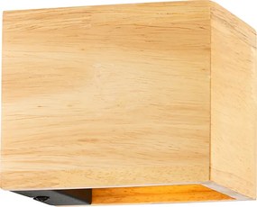 Интелигентен стенен аплик дъбов дървен с WI-FI G9 - Transfer