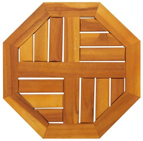 4004258 vidaXL Плот за маса 40x40x2 см осмоъгълен масивна дървесина акация