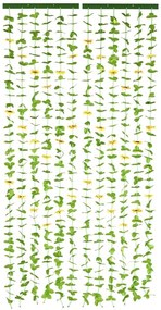 Жълто-зелено перде за врата 90x190 cm Sunflowers – Maximex