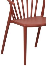 Кафяв пластмасов градински стол Capri – Bonami Essentials