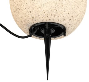 Смарт външна лампа сива 25 см IP65 вкл. WiFi A60 - Nura