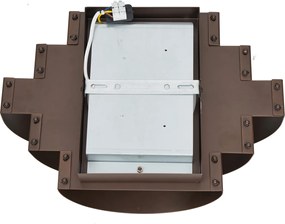 Модерна стенна лампа бронз с LED 3-степенно димиране - Lines