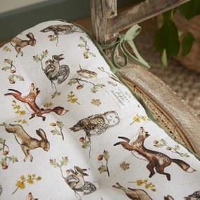 Памучна възглавница за стол 36x34 cm Forest Fable – Cooksmart ®