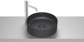 Умивалник за монтаж върху плот, Terra, matt black