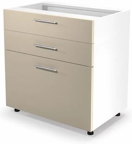 Долен шкаф Vento D3S-80/82 80см Бежов гланц