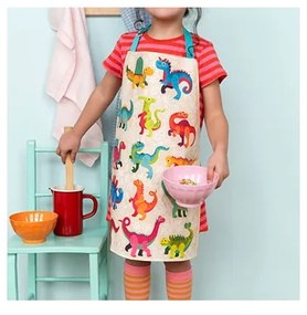 Памучна детска престилка Baby Dinos – Rex London