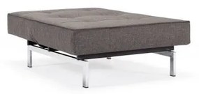 Тъмносив сгъваем фотьойл с метална основа Flashtex Dark Grey Splitback - Innovation