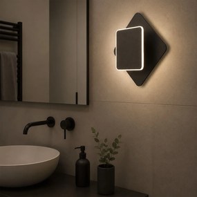 LED аплик LHJ123-W Черен