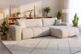 Ъглов диван Furyn L Maxi-Krem