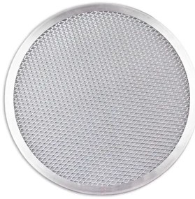 Алуминиева кръгла перфорирана тава за пица ф33cm (HY1108)