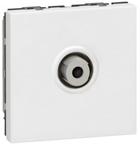 Legrand Розетка TV тип F-конектор 1dB 2 мод. цвят бял Mosaic  - 078780