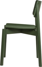 Зелен трапезен стол за подреждане Wem – noo.ma