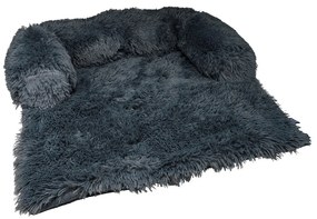 Тъмносиво покривало за седалка за куче 95x120 cm – Love Story