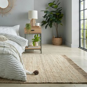 Килим в естествен цвят 200x290 cm Levi - Flair Rugs