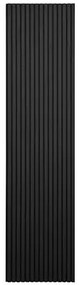 Декоративен aкустичен стенен панел Colva, 240x60 cm, MDF - Черно дърво
