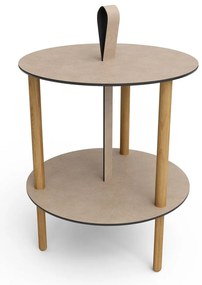 Кръгла странична масичка ø 38 cm Strap S Bull – LIND DNA