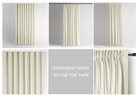 Кремаво dimout перде 140x245 cm Pleat – Restilo