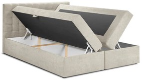 Бежово двойно легло , 140 x 200 cm Jade - Mazzini Beds