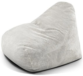 Кремав пуф от рипсено кадифе Snug 100 – SLOWDOWN