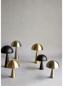 Черна настолна лампа Herho Mush - Hübsch