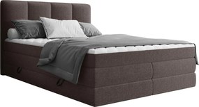 Тапицирано легло Point-Тъмно кафяво-140 x 200