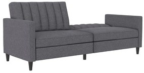 Сив сгъваем диван 86 cm Celine – Støraa