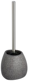 Сива керамична четка за тоалетна, височина 38,5 cm Pion - Wenko