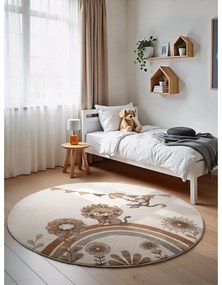 Кремав детски килим ø160 cm Roar like a Lion – Villeroy&amp;Boch