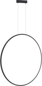 LED полилей на кабел SATURNO LED/46W/230V Ø 80 см IP44 черен