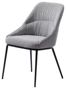 Сиви трапезни столове в комплект от 2 броя Meridian - Unique Furniture