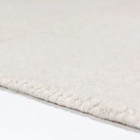 Ръчно изработен вълнен килим в цвят слонова кост 200x290 cm Checkerboard – Flair Rugs