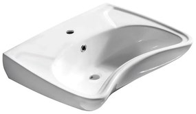 Бяла керамична мивка 59x45,5 cm Handicap – Sapho