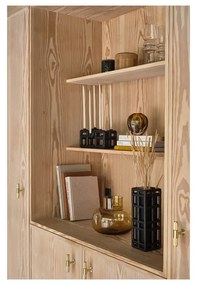 Черна ръчна изработка ваза от полирезин (височина 30 cm) Lyst – Villa Collection