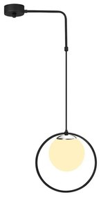 Черно метално висящо осветително тяло Opviq lights Elpidas - Opviq lights