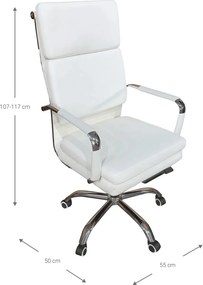 Офис стол Twinport-Бял