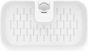 Органайзер за душ Brabantia ReNew 1004187, 7.5х13.3х24.4 см, Дъно с отвори за вода, Устойчивост на корозия, Бял